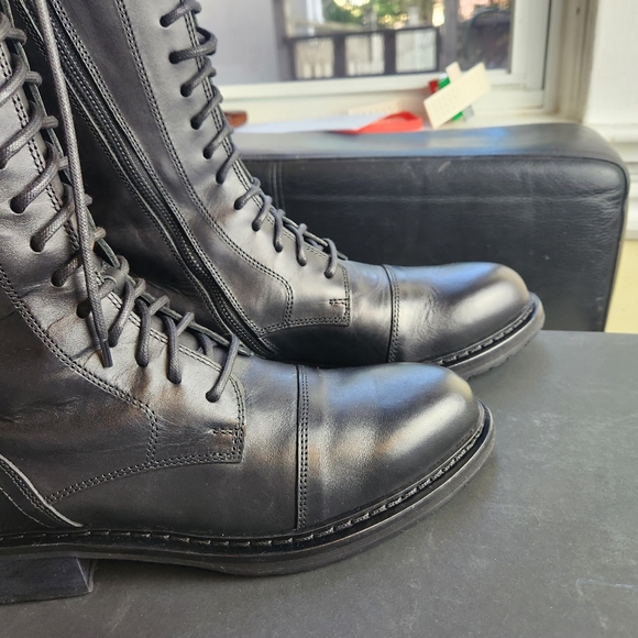 Ann Demeulemeester Knee High Lace Up boots size 36.5 BNWB - Picture 8 of 15